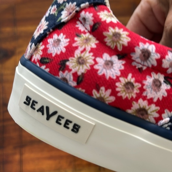 SEAVEES Womens Hawthorne DAISY Slip On Sneakers Shoes Casual floral   Sz 11 - Picture 7 of 16